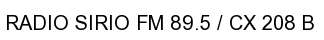 Emisoras: RADIO SIRIO FM 89.5 / CX 208 B